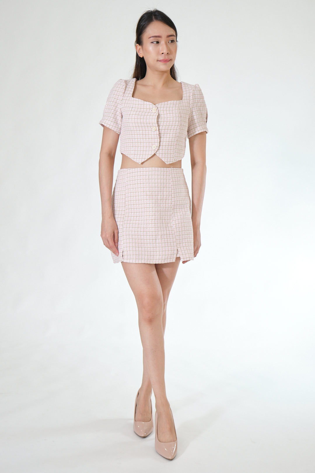 Chixxie Britney Two-Piece Set (Pink)