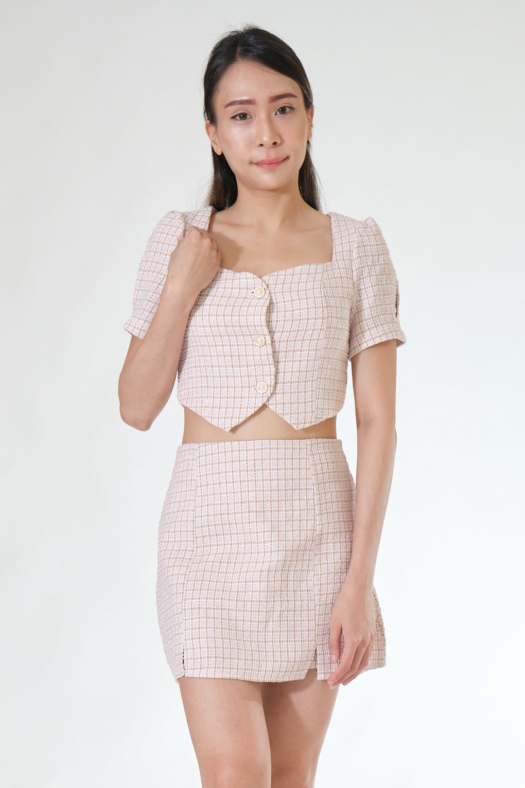 Chixxie Britney Two-Piece Set (Pink)