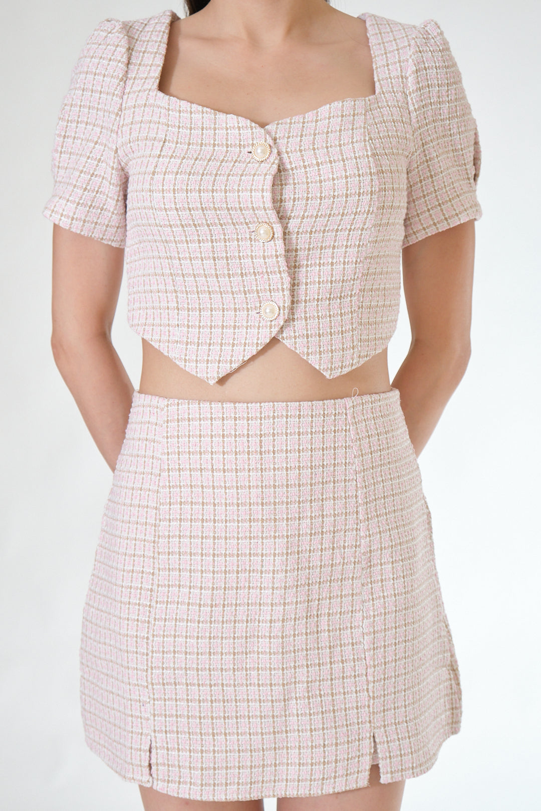 Chixxie Britney Two-Piece Set (Pink)