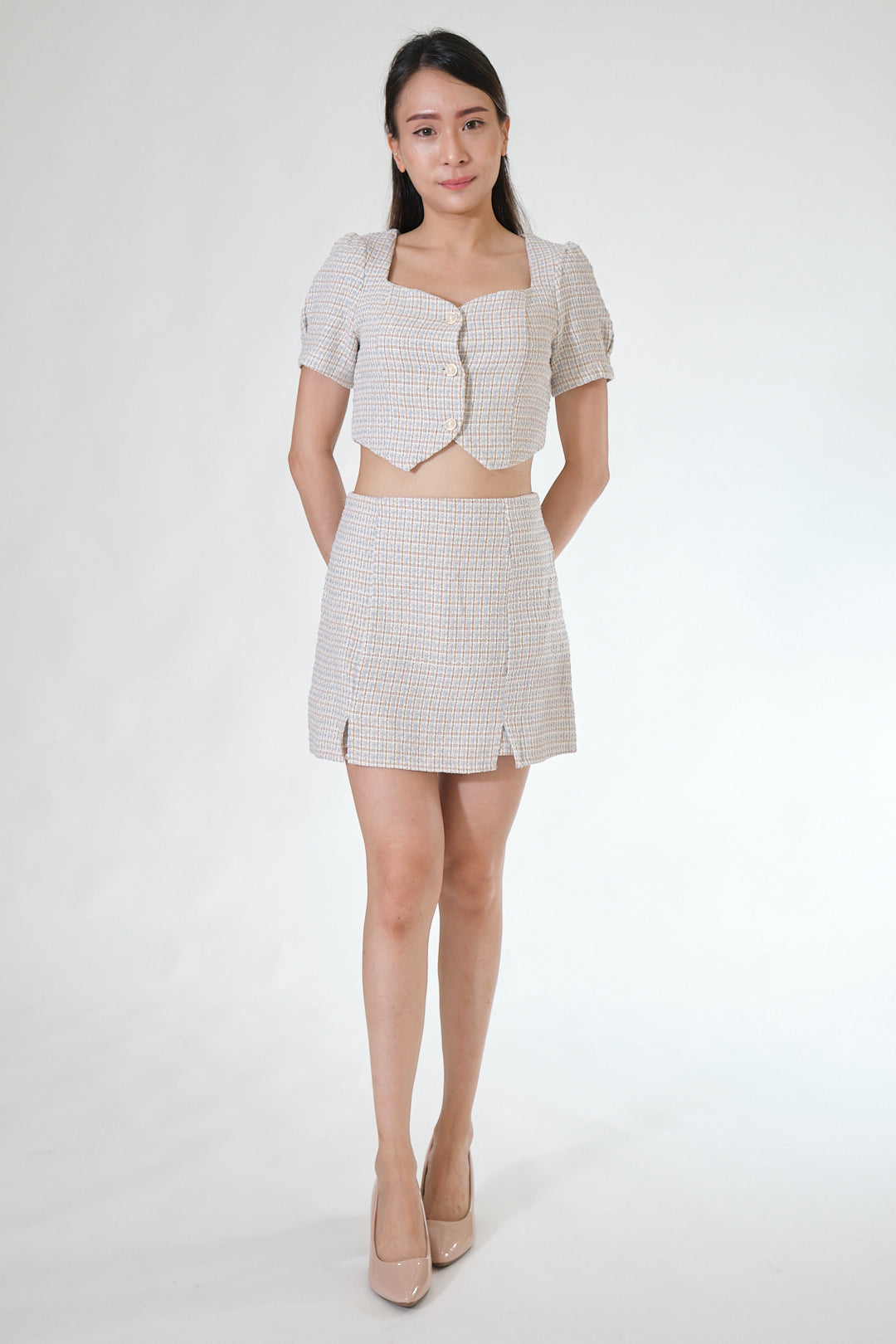 Chixxie Britney Two-Piece Set (Blue)