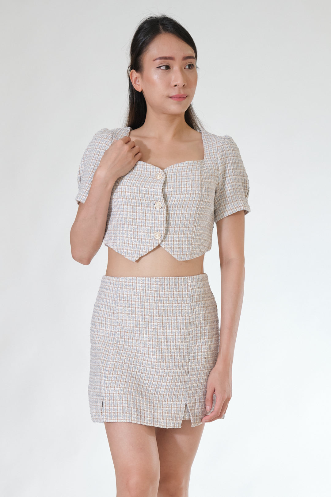 Chixxie Britney Two-Piece Set (Blue)