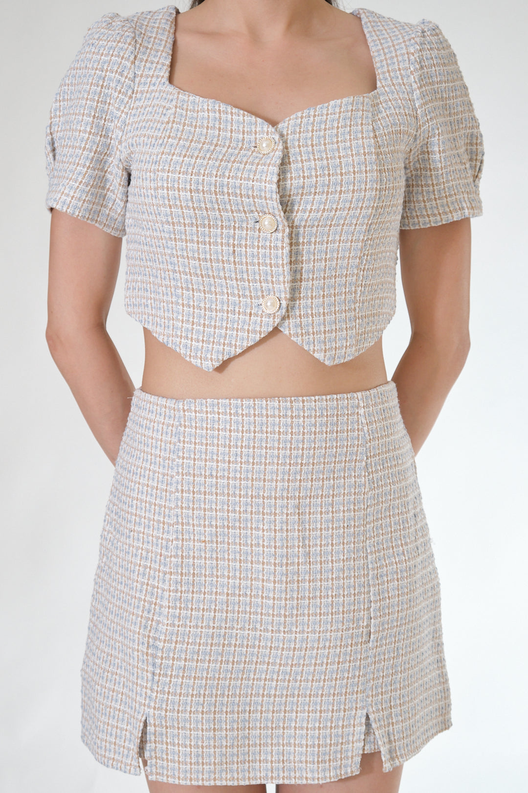 Chixxie Britney Two-Piece Set (Blue)