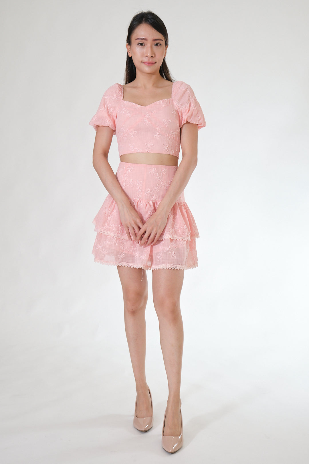 Chixxie Carrie Two-Piece Set (Pink)