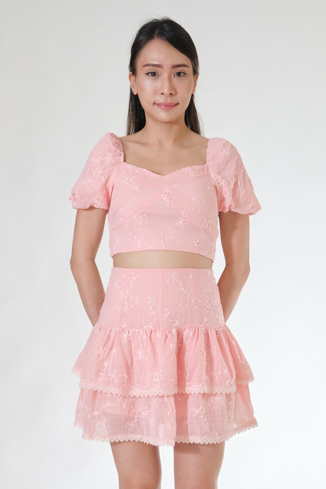 Chixxie Carrie Two-Piece Set (Pink)