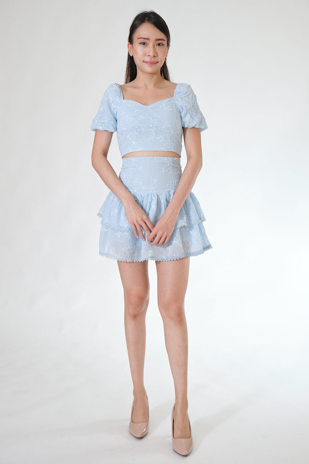 Chixxie Carrie Two-Piece Set (Blue)