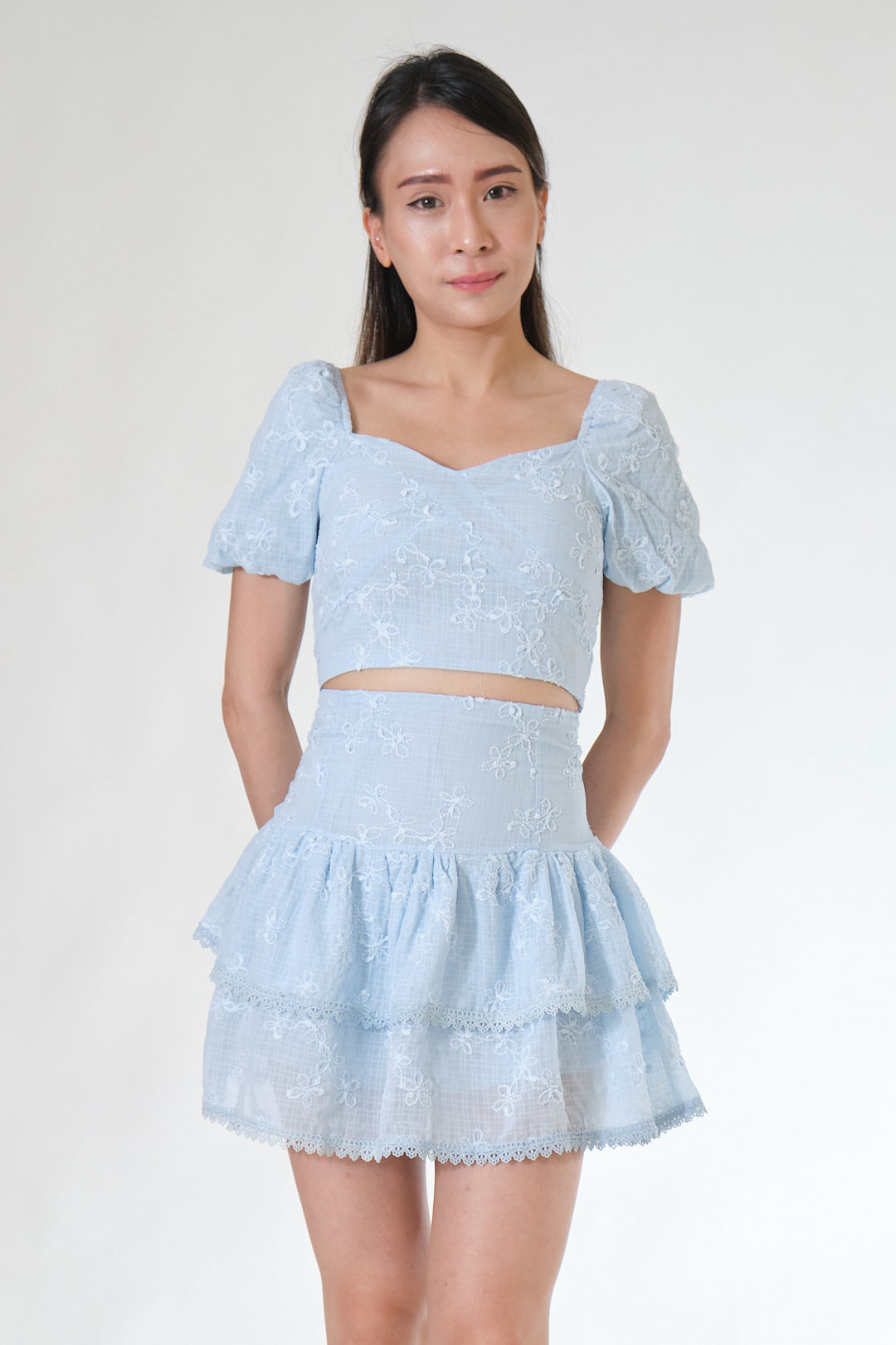 Chixxie Carrie Two-Piece Set (Blue)