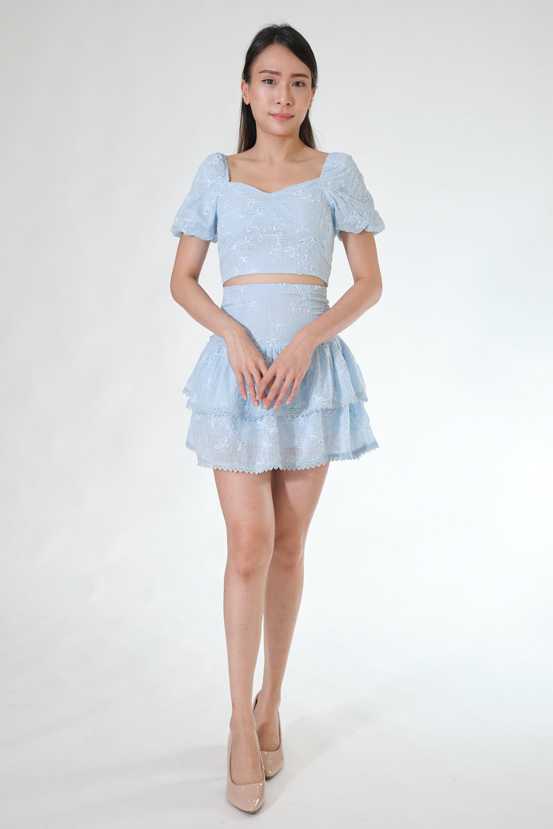 Chixxie Carrie Two-Piece Set (Blue)