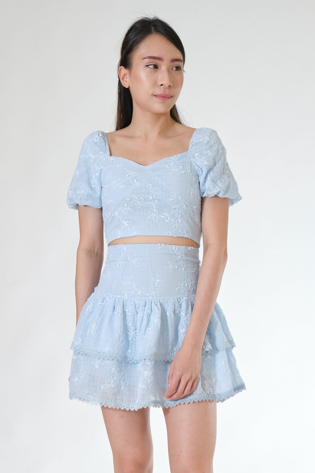Chixxie Carrie Two-Piece Set (Blue)