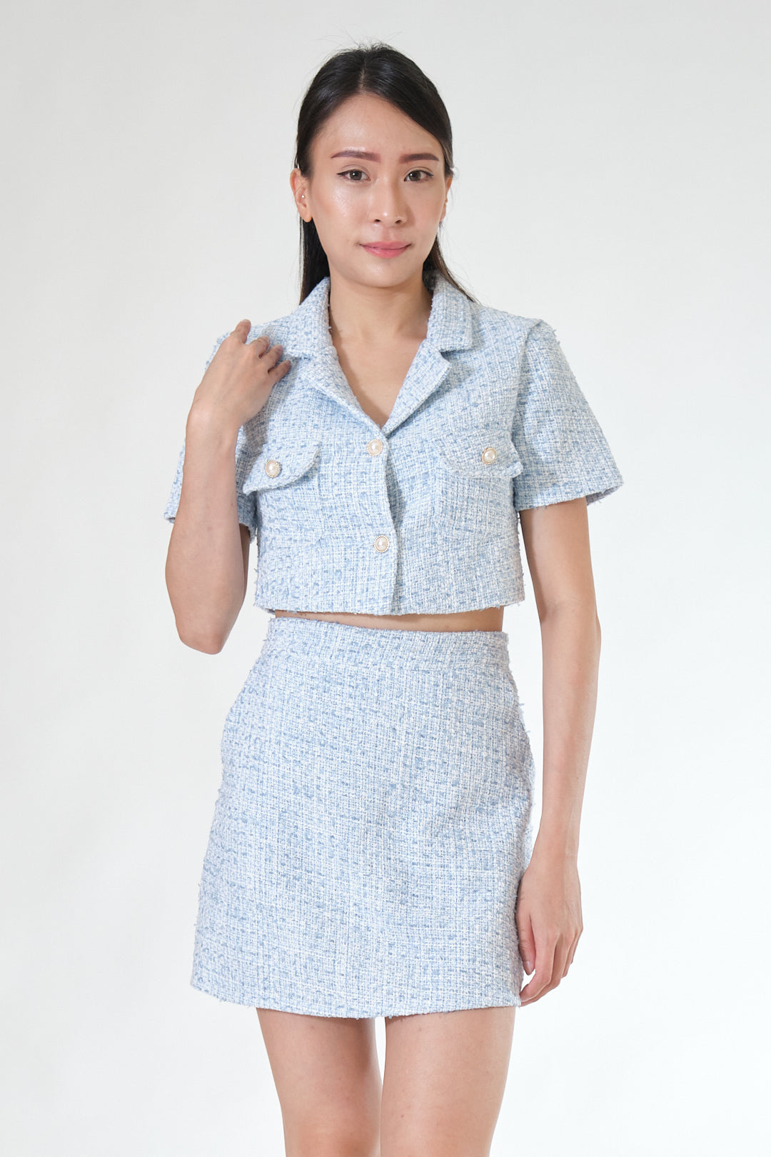 Chixxie Michelle Two-Piece Set (Blue)