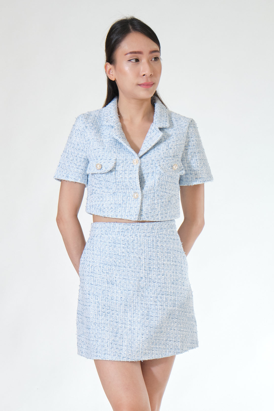Chixxie Michelle Two-Piece Set (Blue)