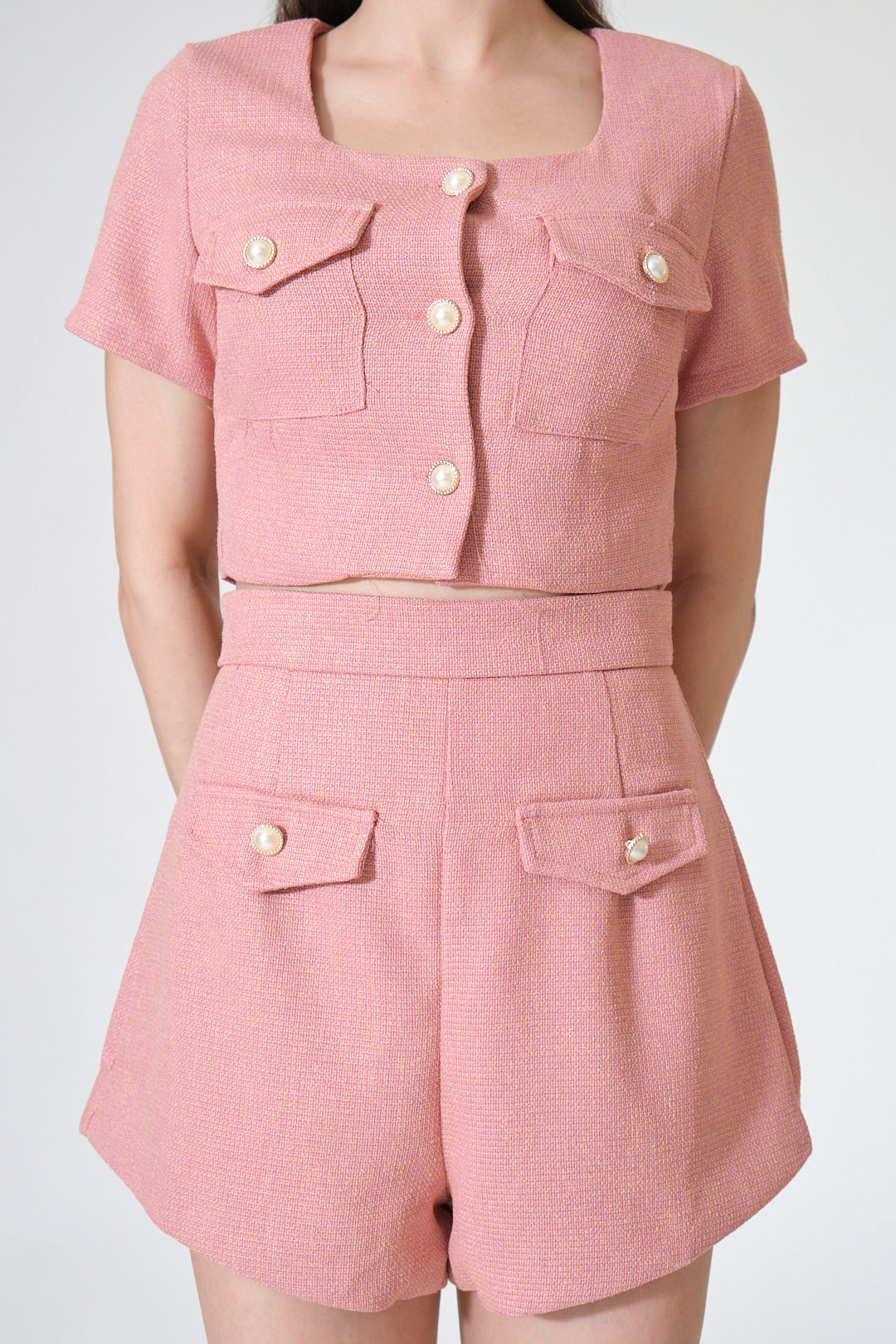 Chixxie Agnes Two-Piece Set (Rose)