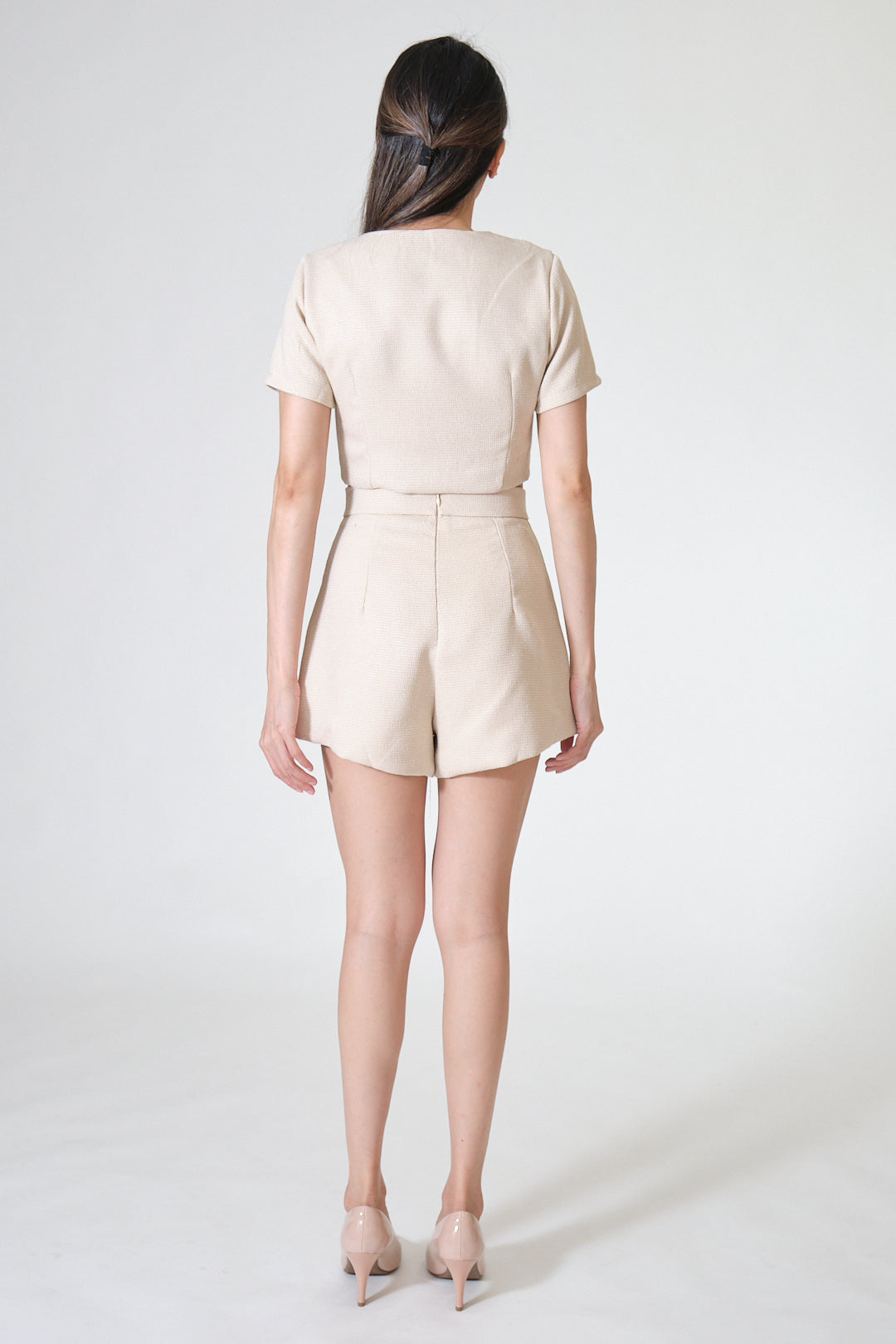 Chixxie Agnes Two-Piece Set (Beige)