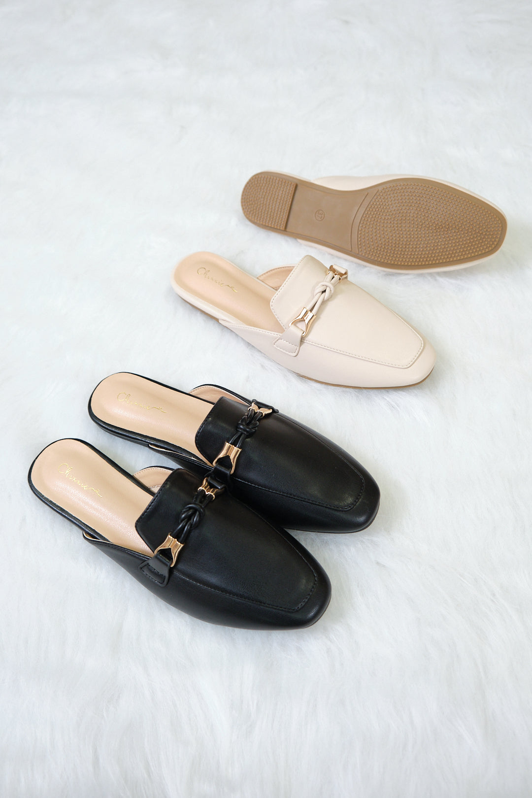 Chixxie XM31 Knot Buckle Mules