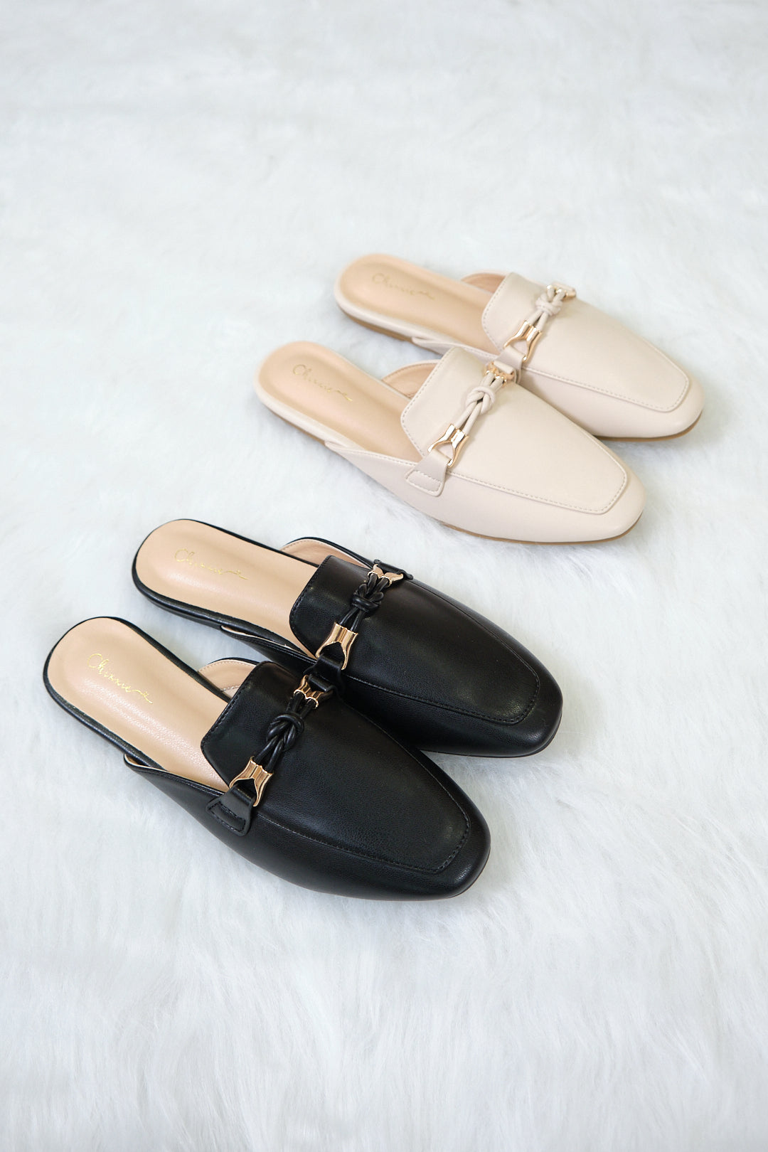 Chixxie XM31 Knot Buckle Mules