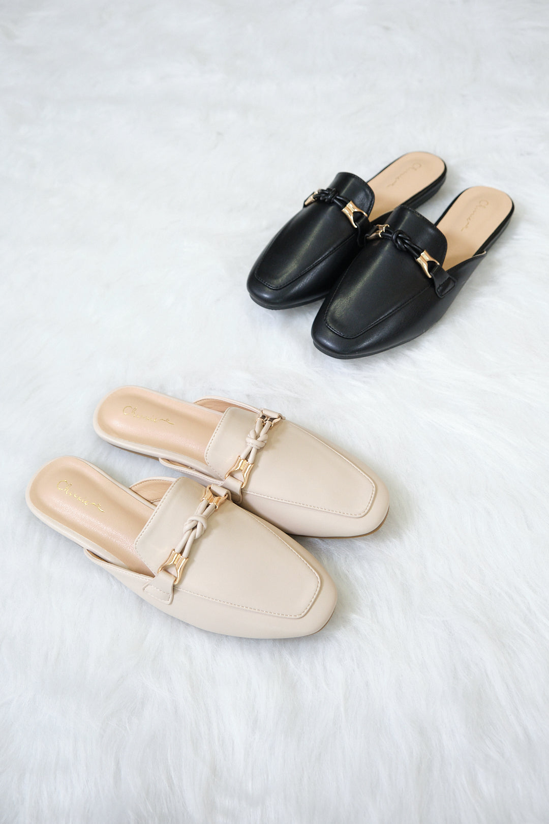 Chixxie XM31 Knot Buckle Mules