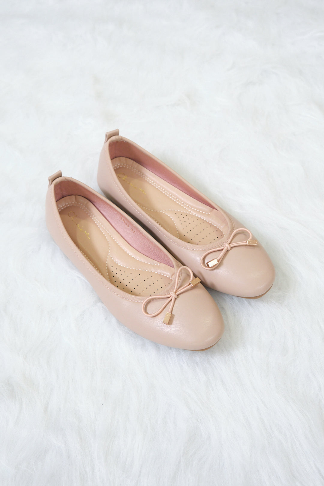 Chixxie XR33 Ribbon Round Toe Flats