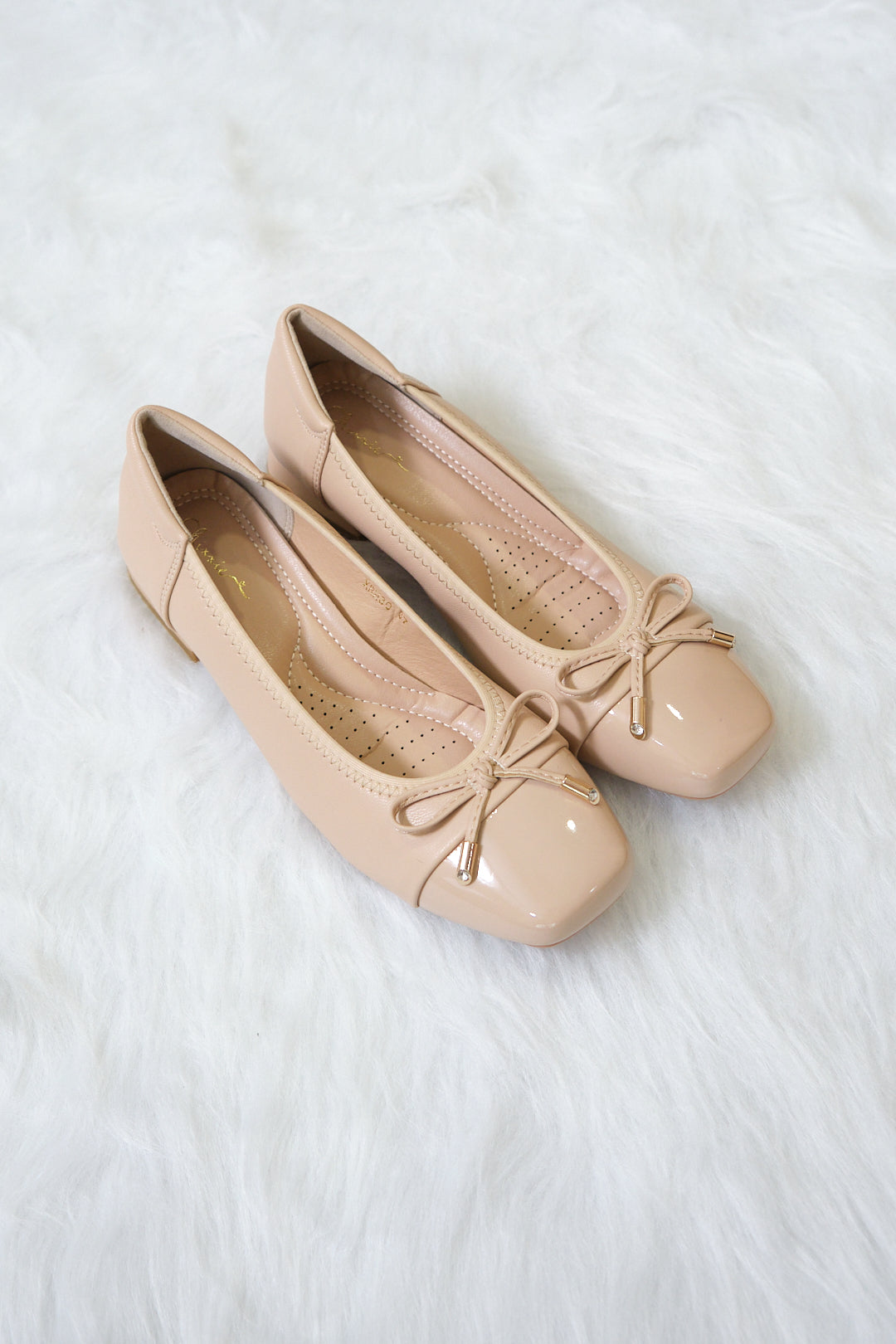 Chixxie XRH30 Ribbon Patent Block Heels