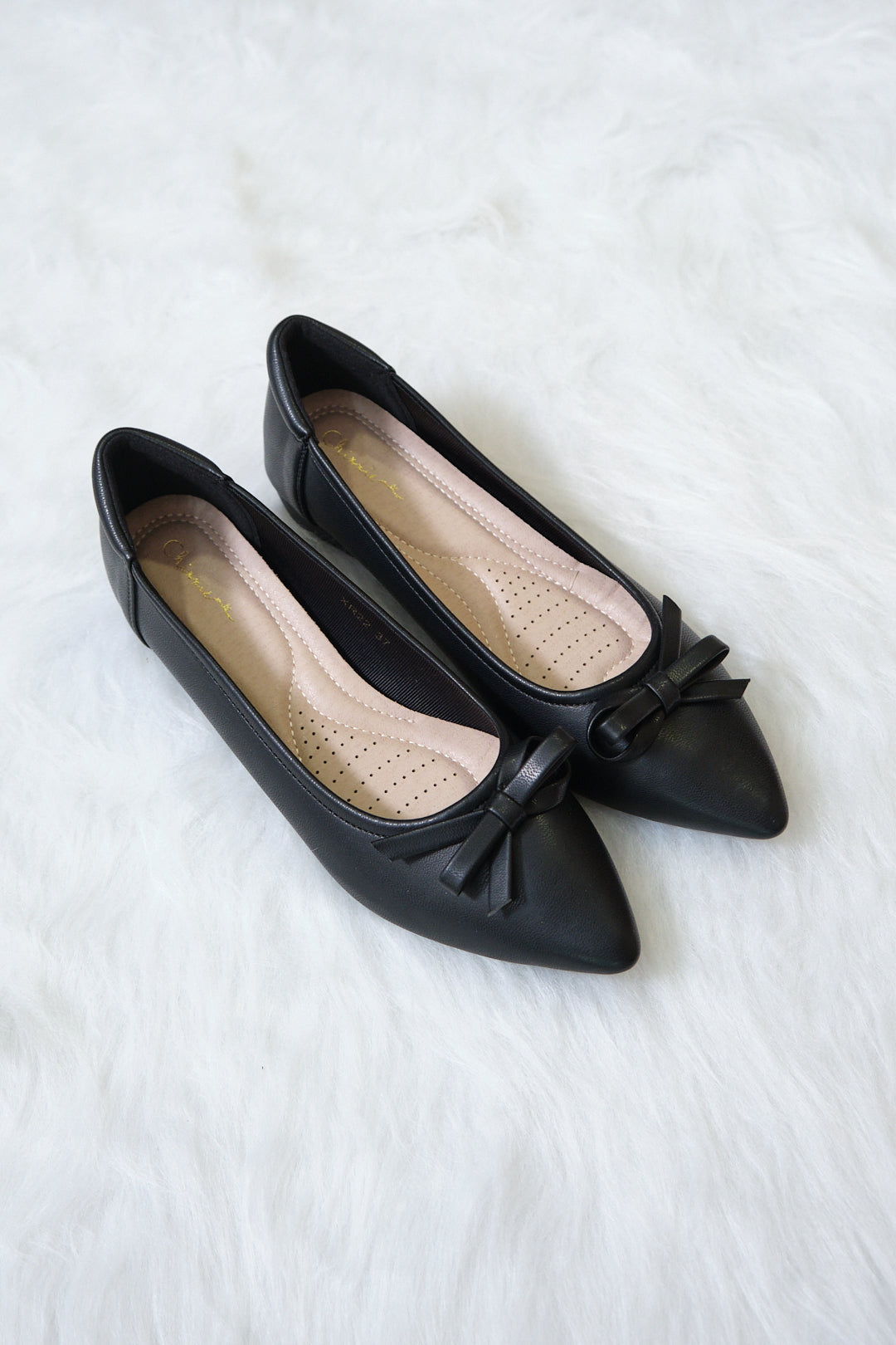 Chixxie XR22 Ribbon Pointed Toe Flats