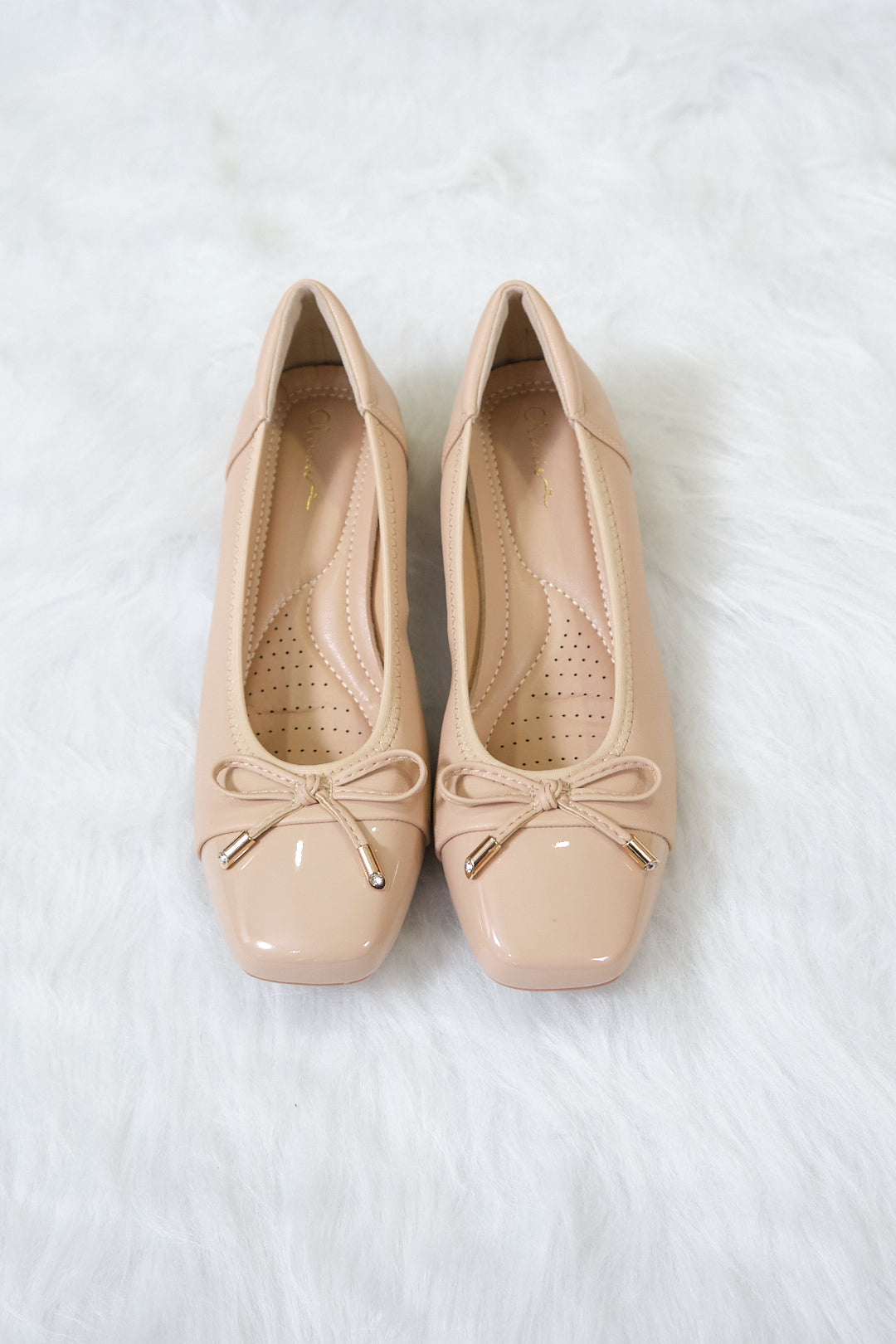 Chixxie XRH30 Ribbon Patent Block Heels