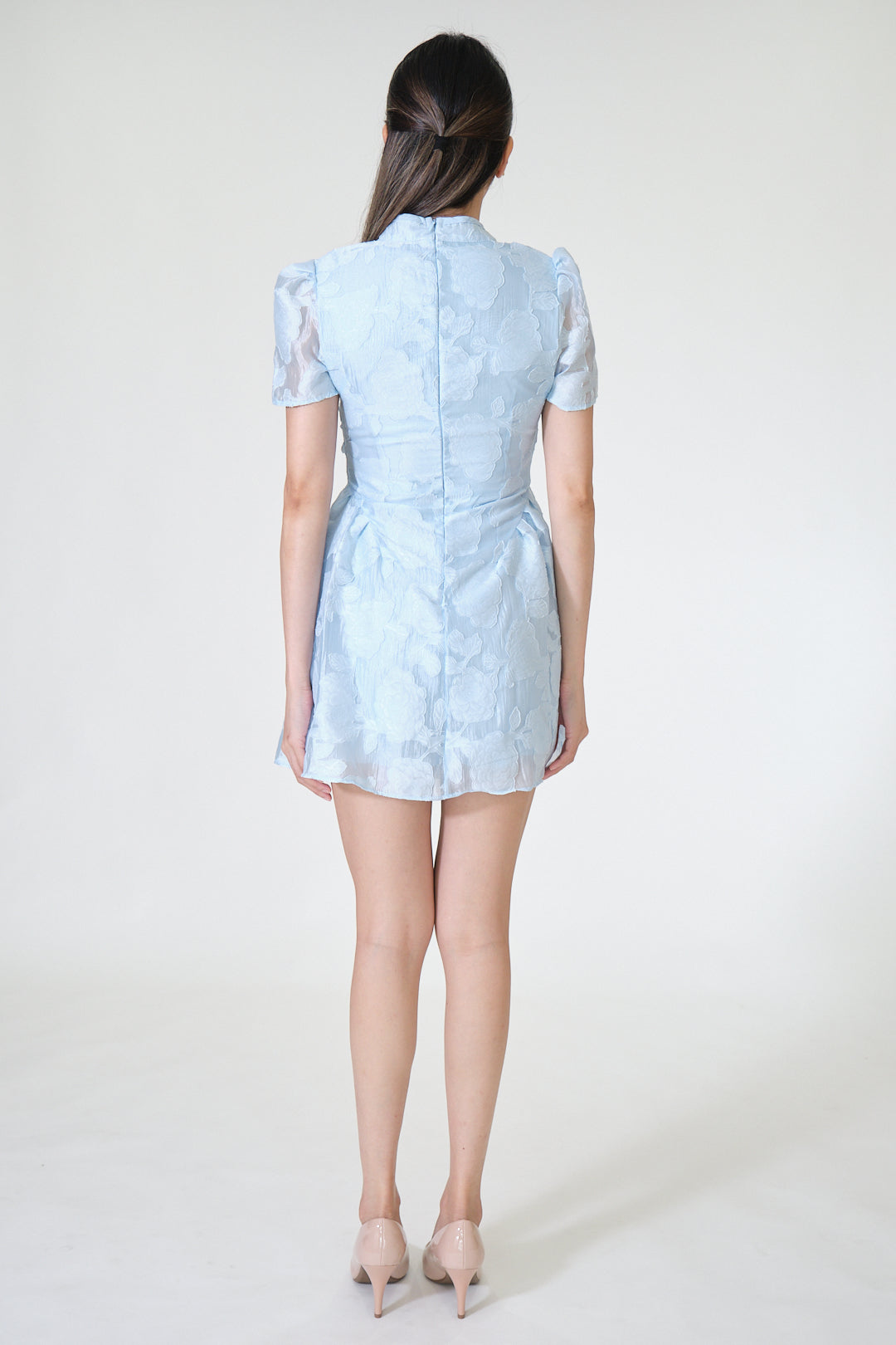 Chixxie Camila Cheongsam Dress (Blue)