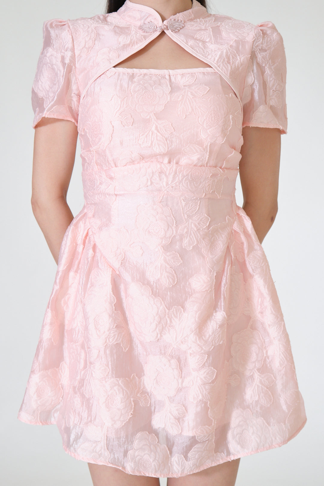 Chixxie Camila Cheongsam Dress (Pink)