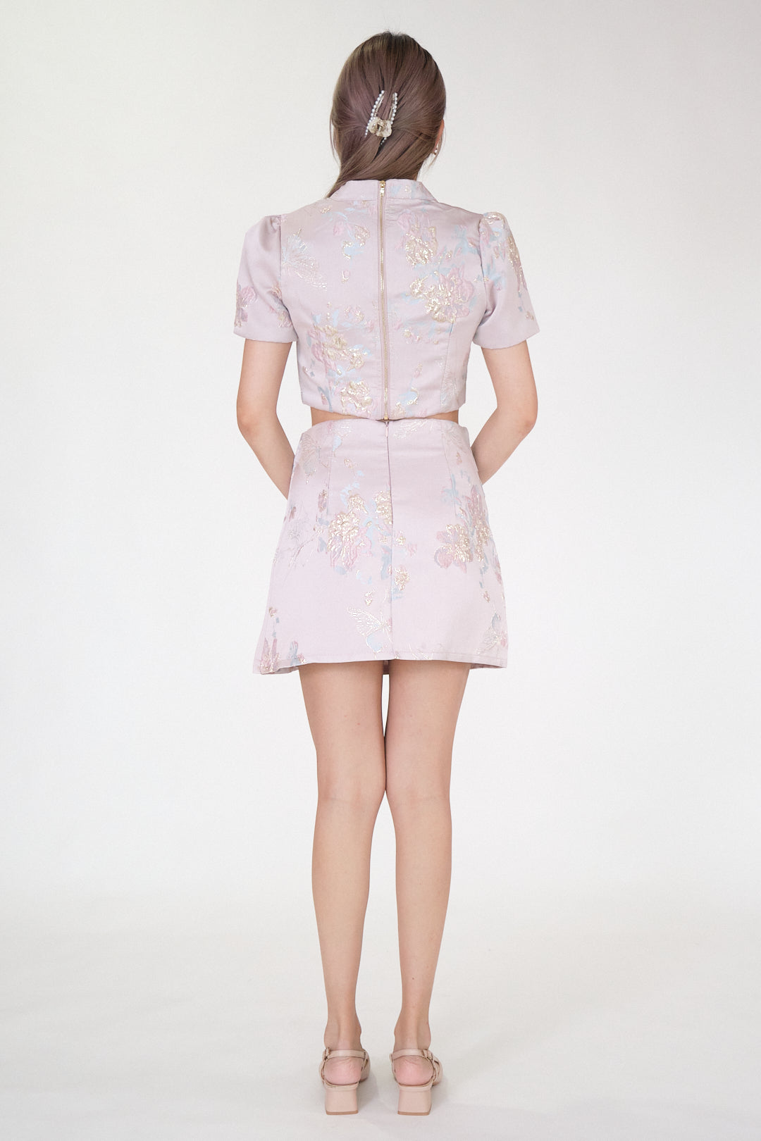Chixxie Primrose Two-Piece Cheongsam Set (Pink)