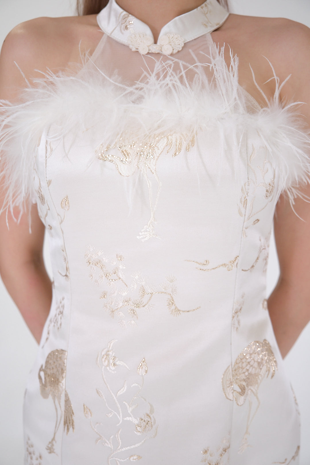 Chixxie Harper Cheongsam (Beige)