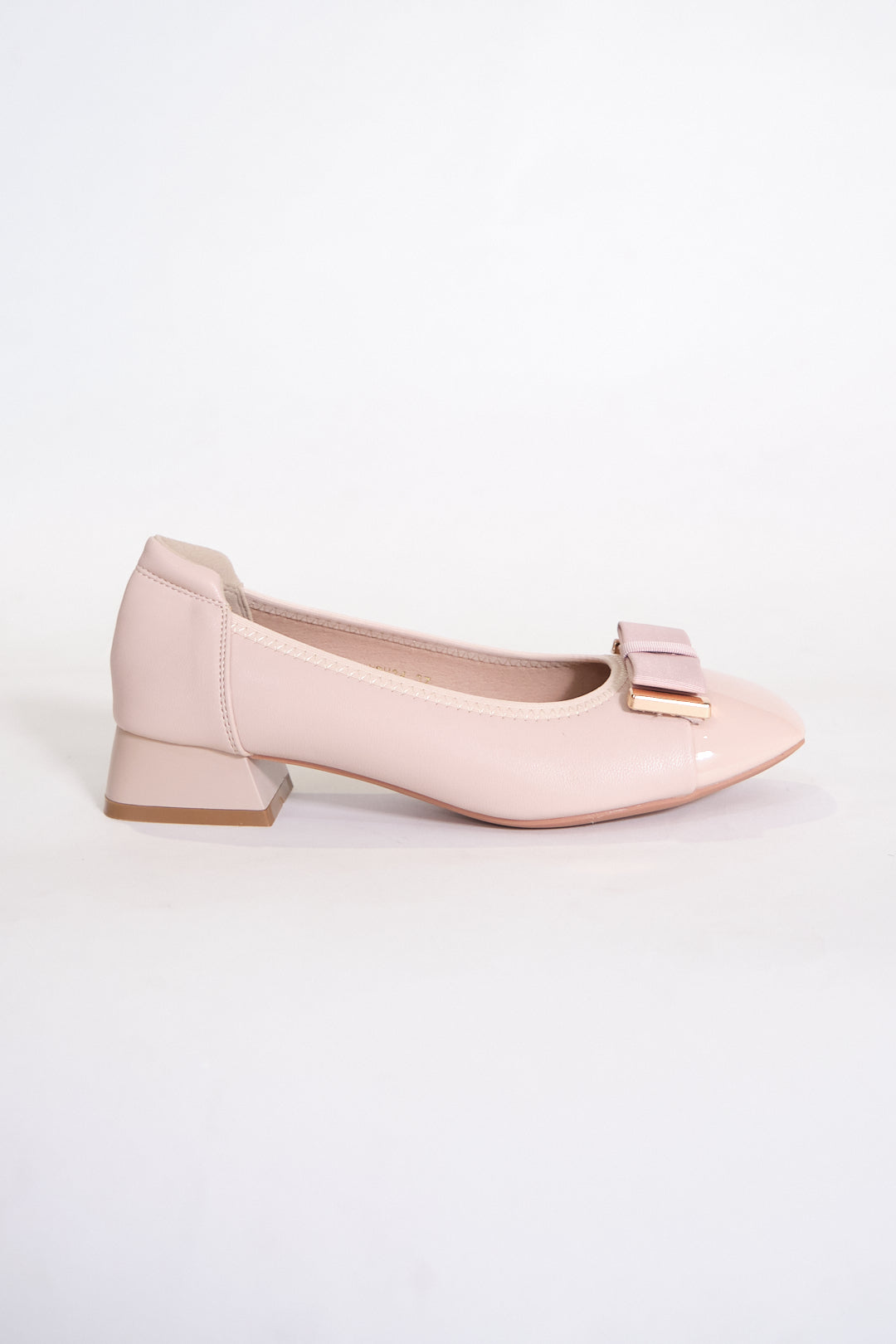 Chixxie XRH34 Ribbon Patent Block Heels