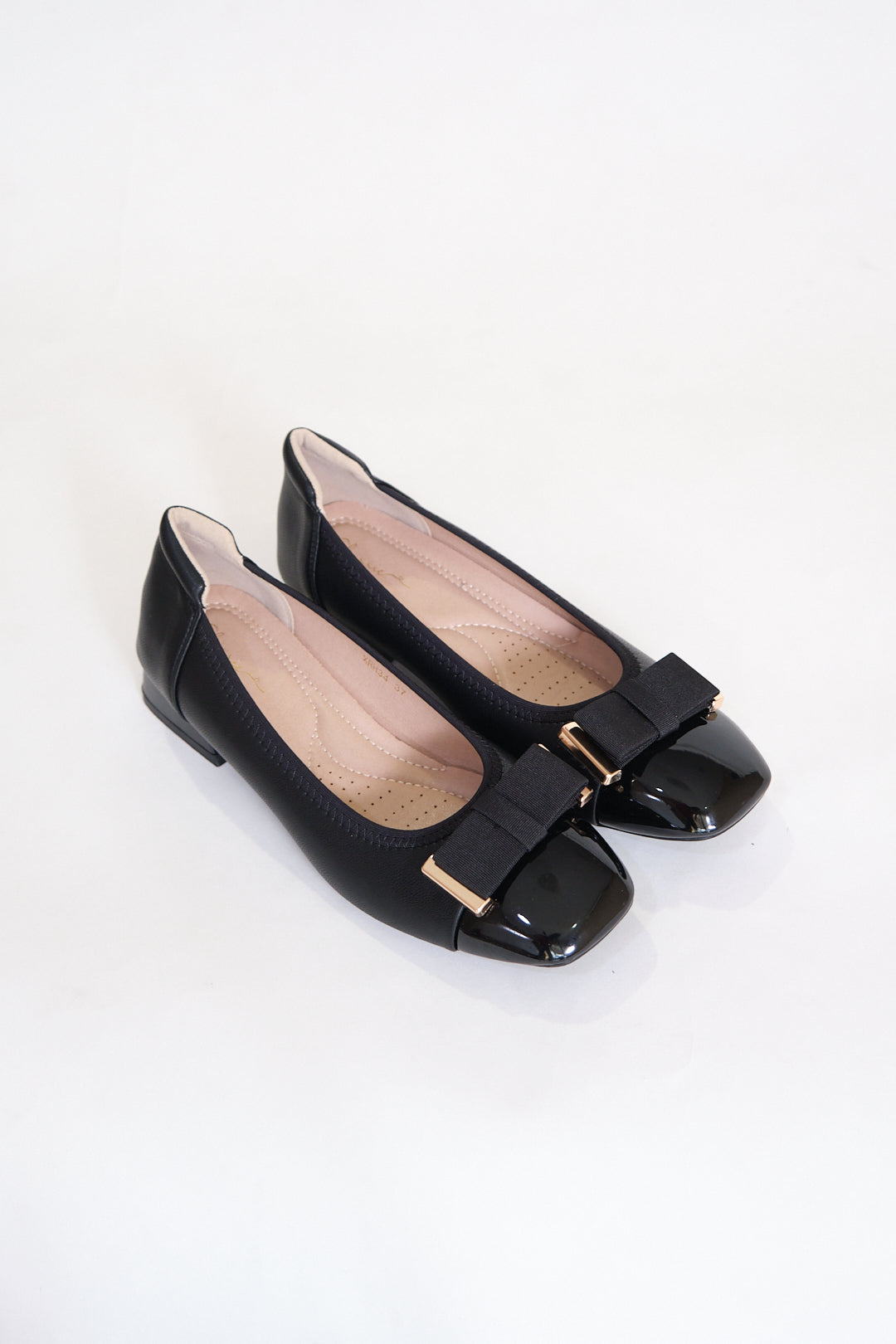 Chixxie XRH34 Ribbon Patent Block Heels