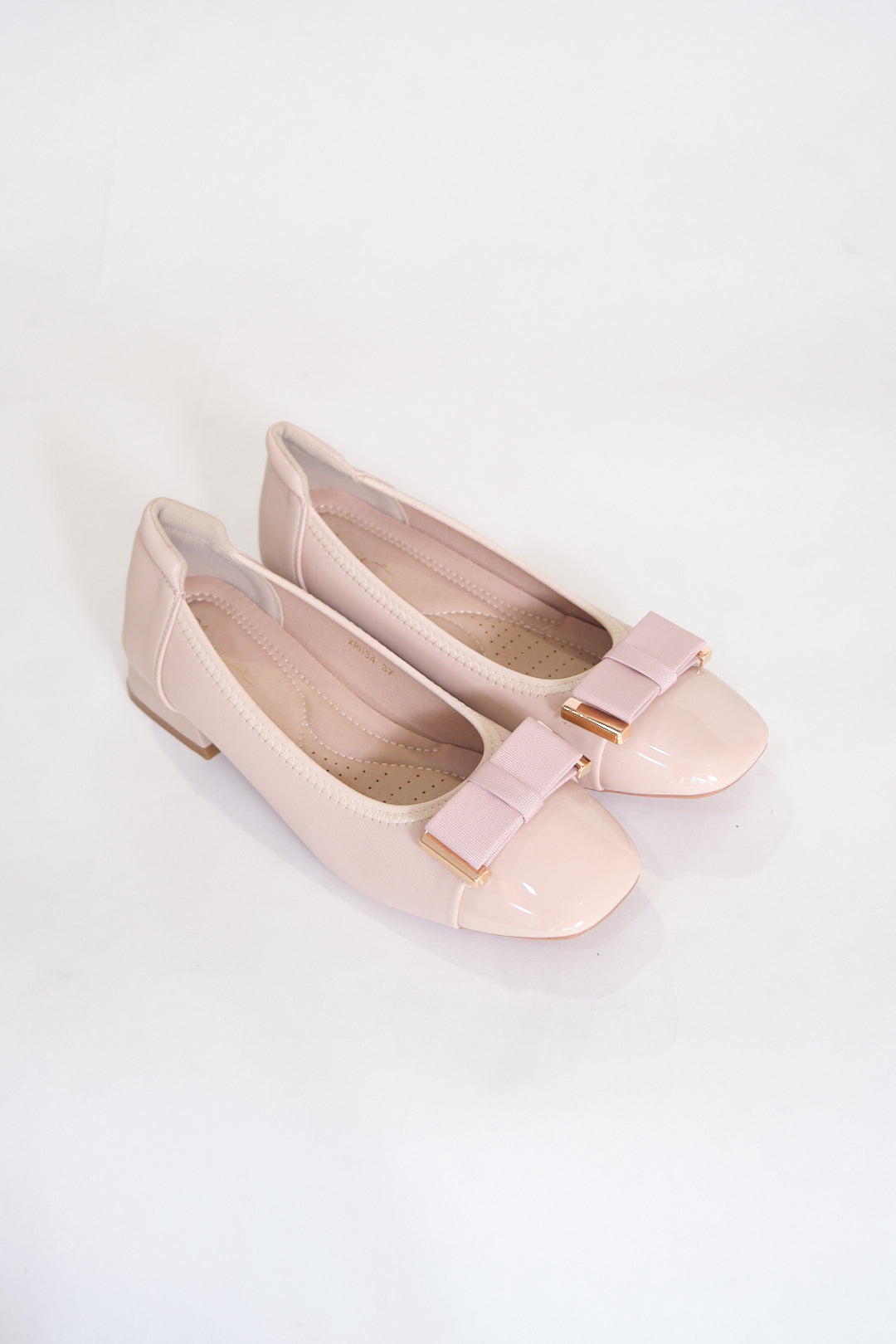 Chixxie XRH34 Ribbon Patent Block Heels