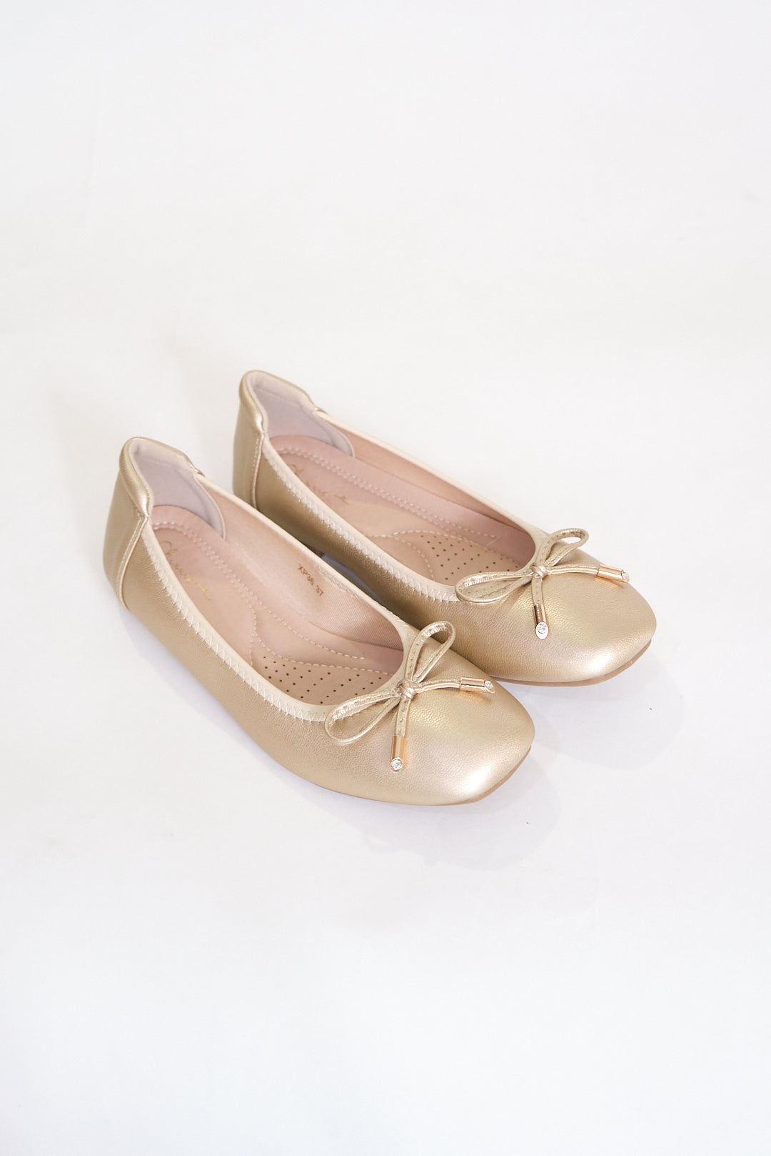 Chixxie XP36 Ribbon Square Toe Flats
