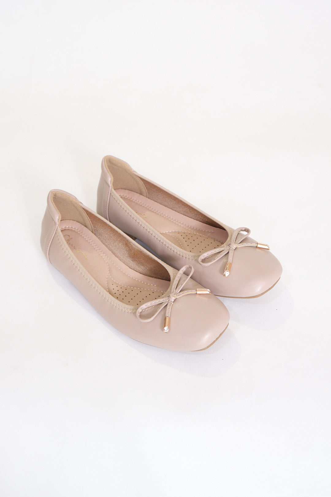 Chixxie XP36 Ribbon Square Toe Flats