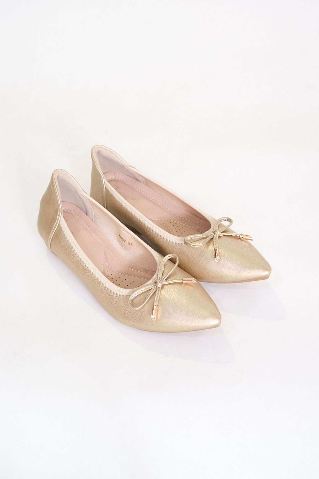 Chixxie XP37 Ribbon Pointed Toe Flats