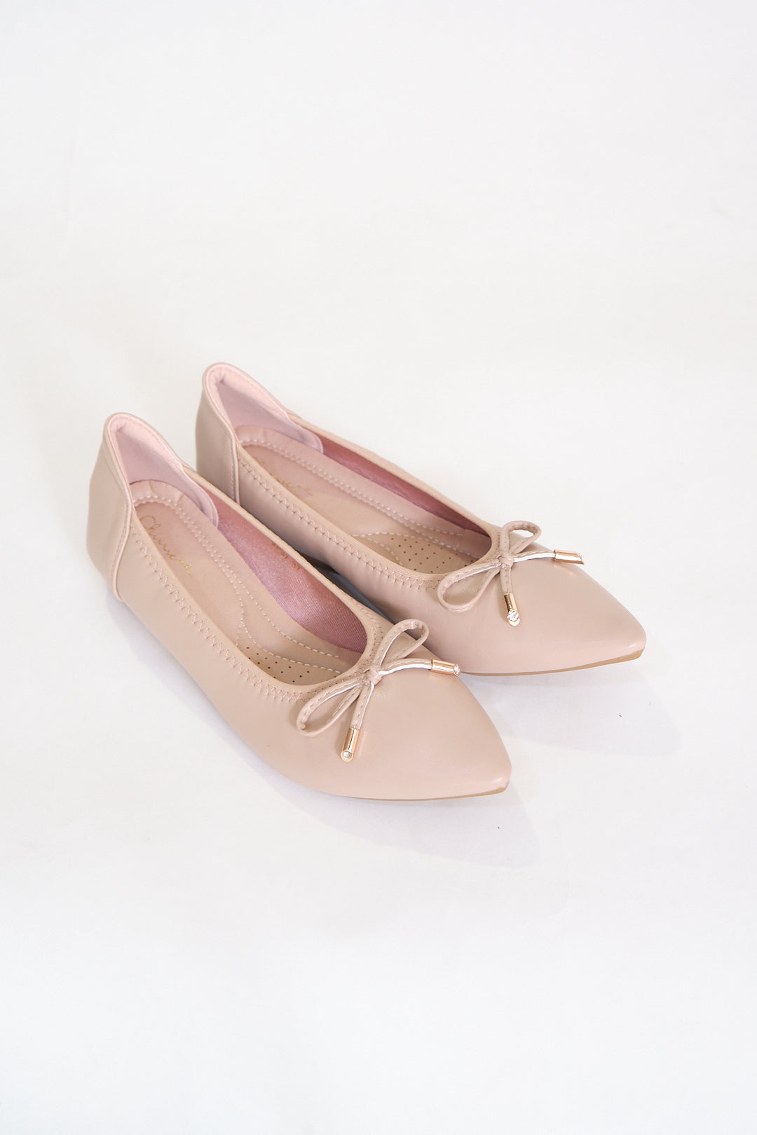 Chixxie XP37 Ribbon Pointed Toe Flats