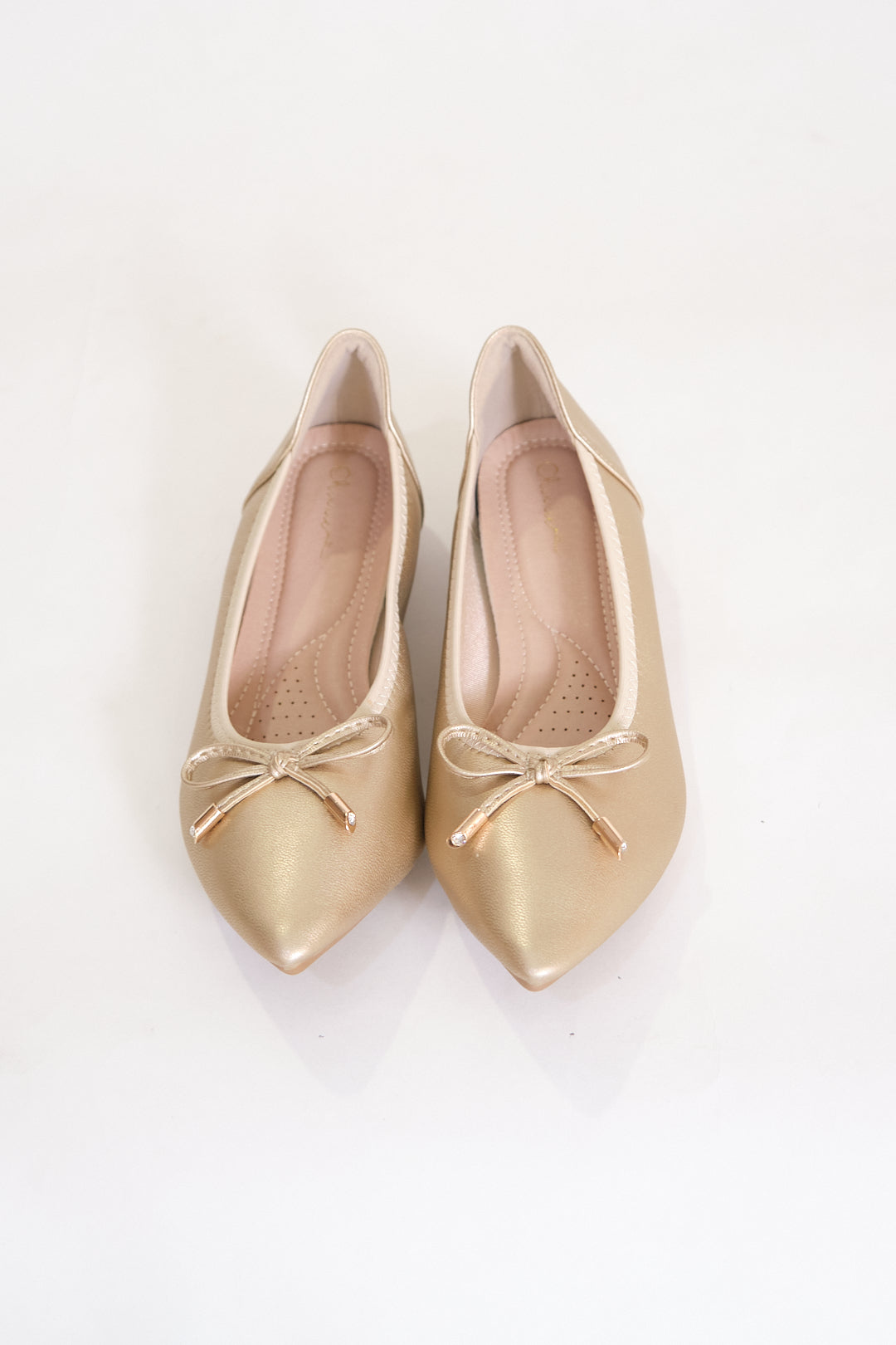 Chixxie XP37 Ribbon Pointed Toe Flats