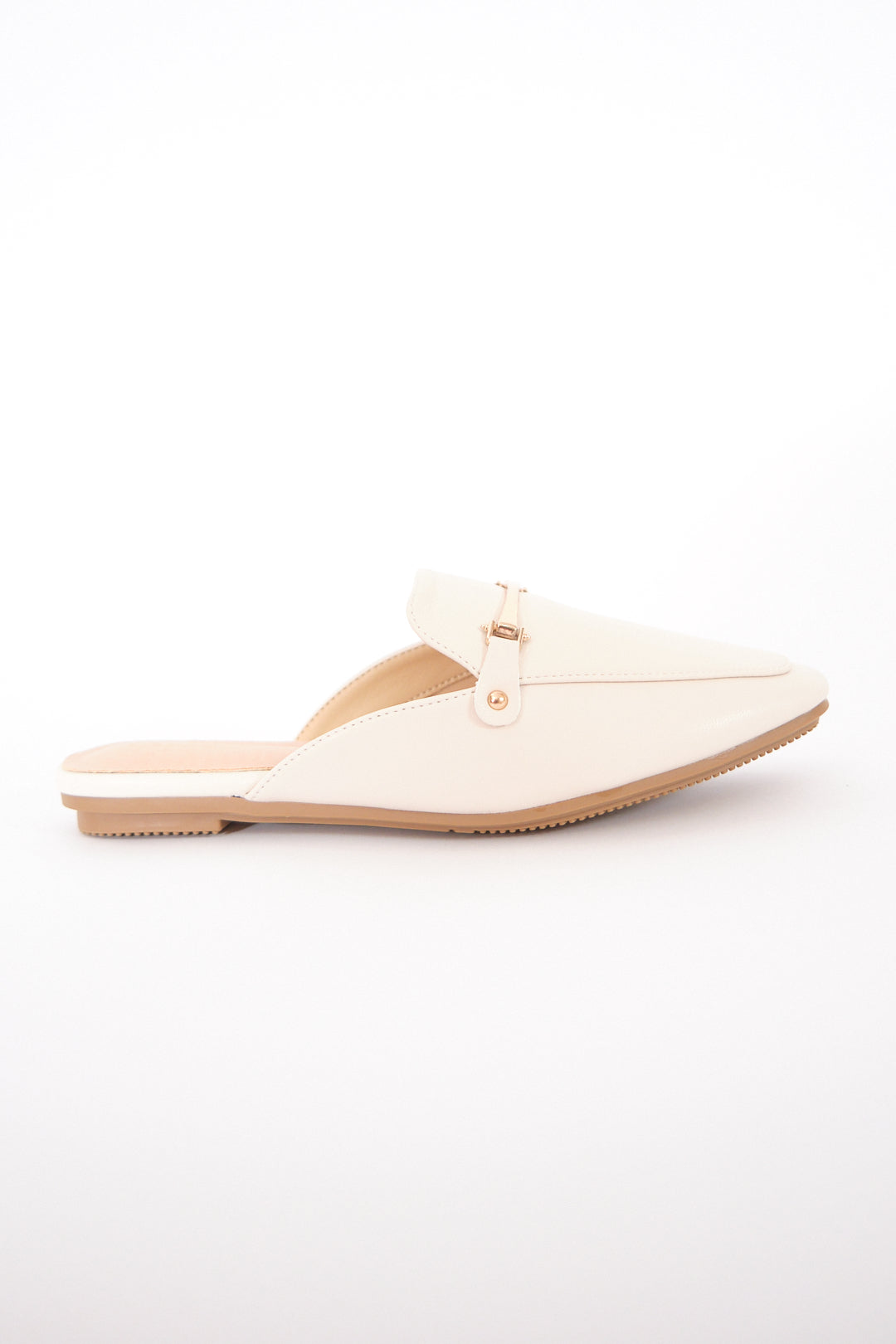 Chixxie XM39 Gold Buckle Mules