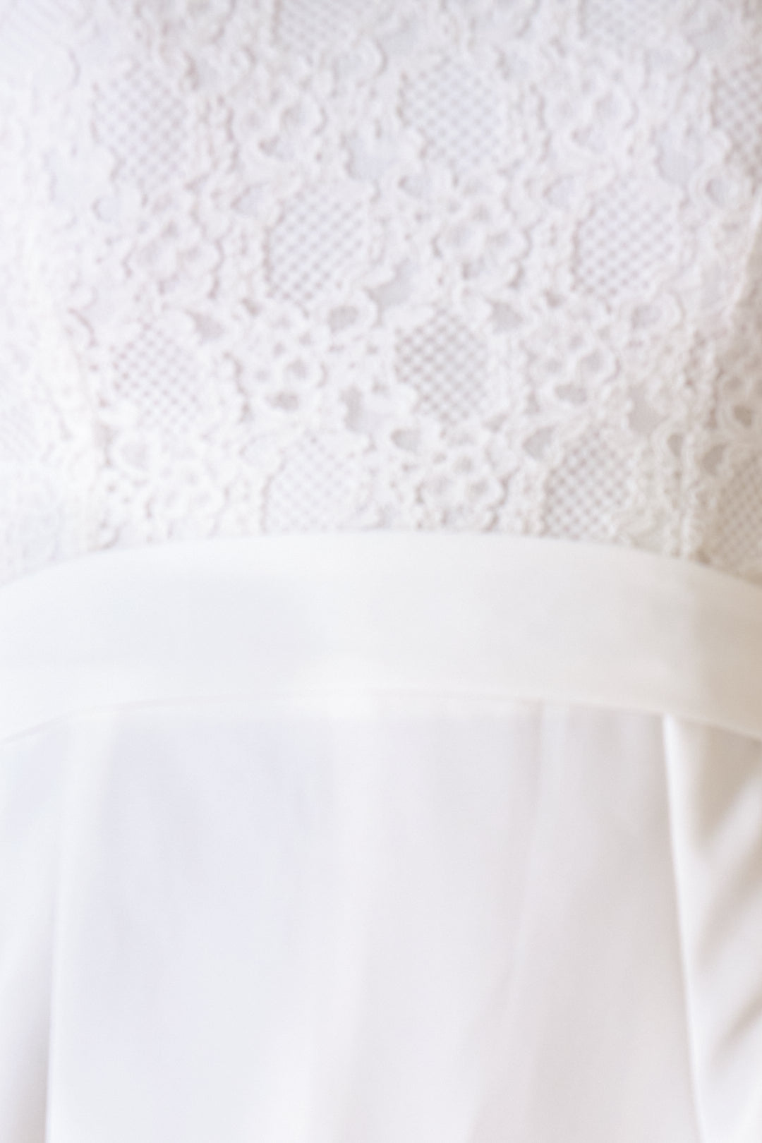 Chixxie Precious Lace Cheongsam Dress (White)