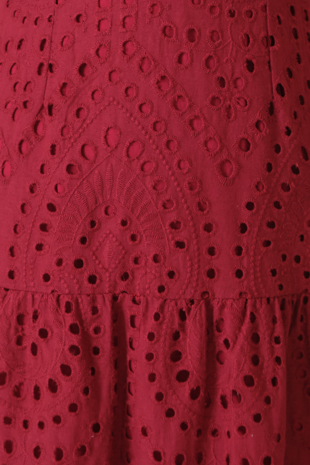 Chixxie April Lace Midi Dress (Red)