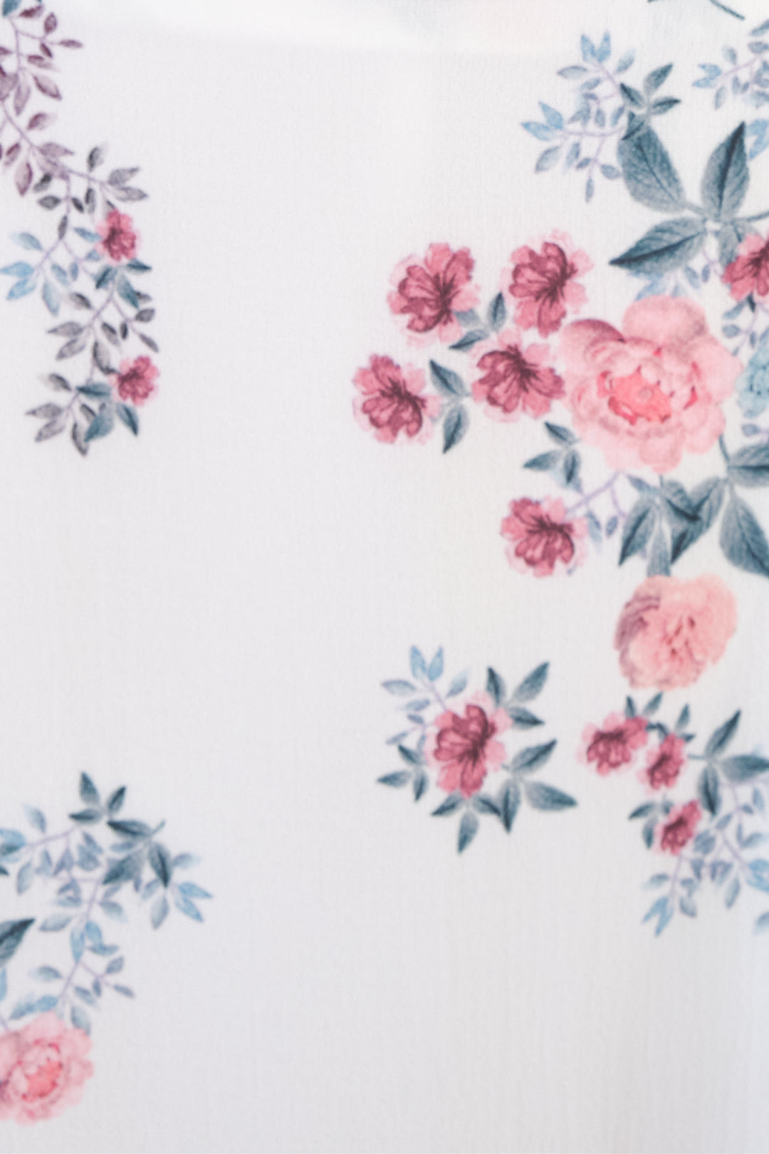 Chixxie Victoria Floral Short Dress (White)