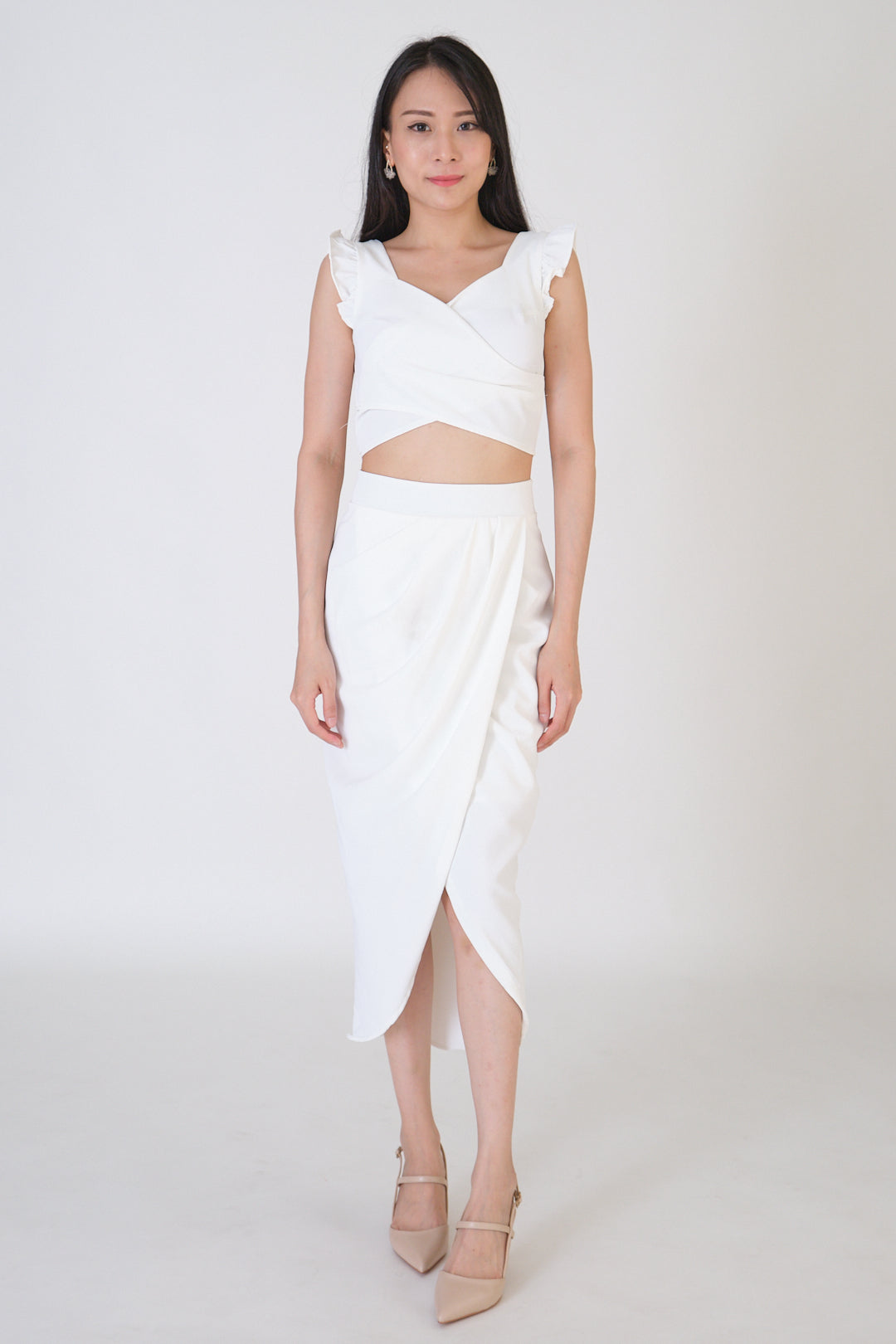 Chixxie Ava Two-Piece Set (White)