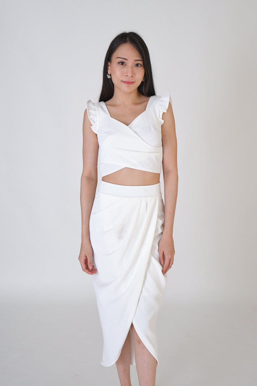 Chixxie Ava Two-Piece Set (White)