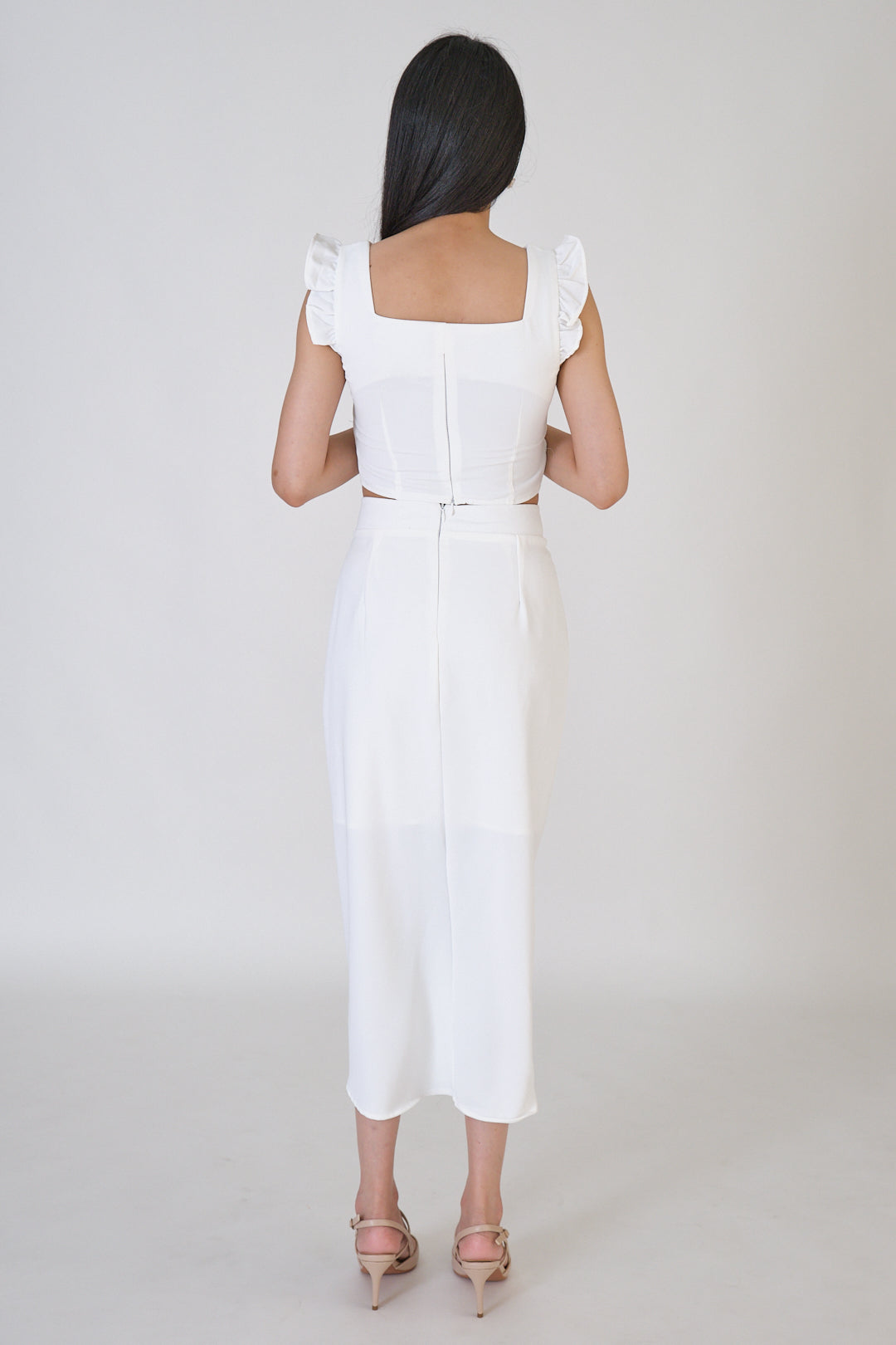 Chixxie Ava Two-Piece Set (White)