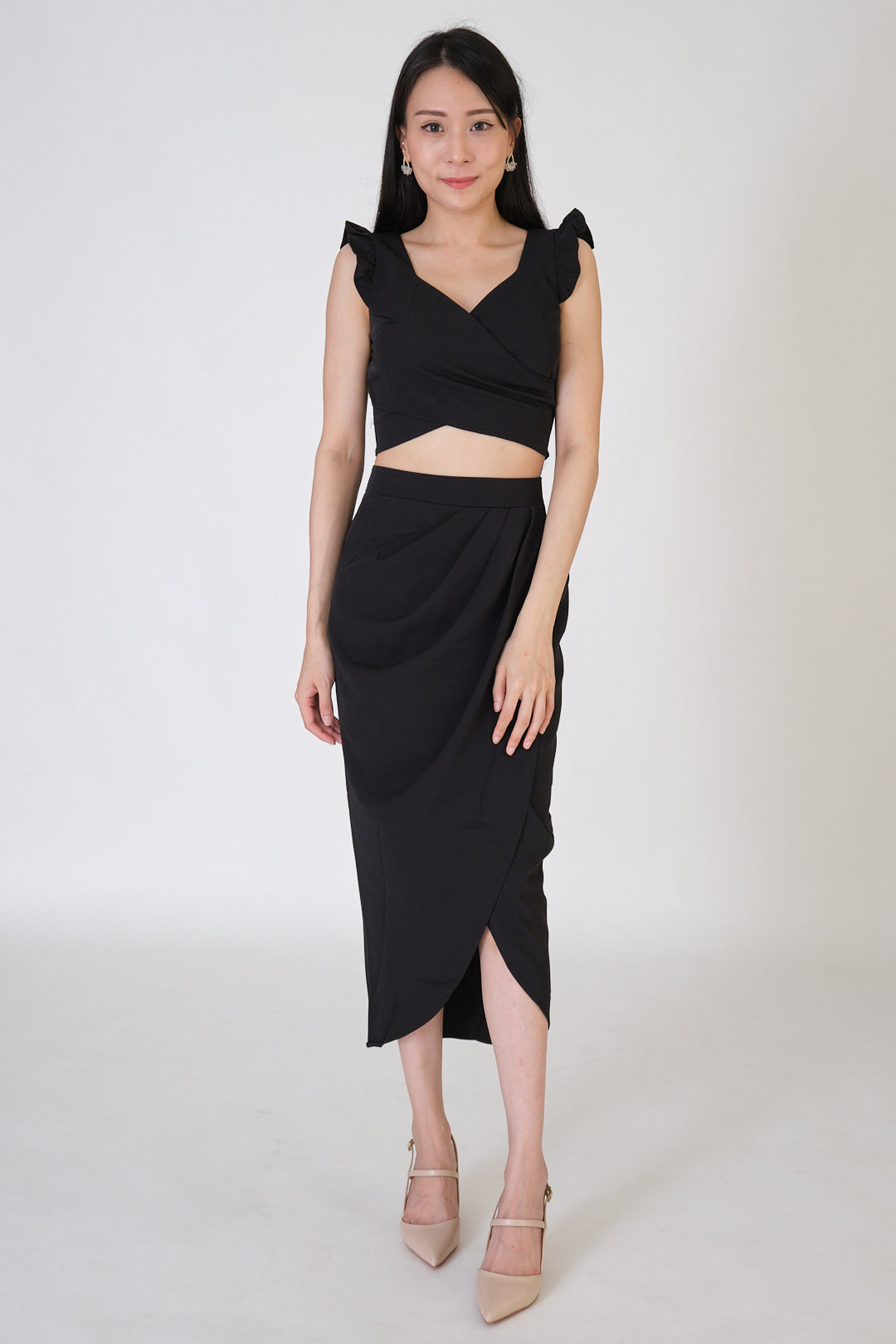 Chixxie Ava Two-Piece Set (Black)