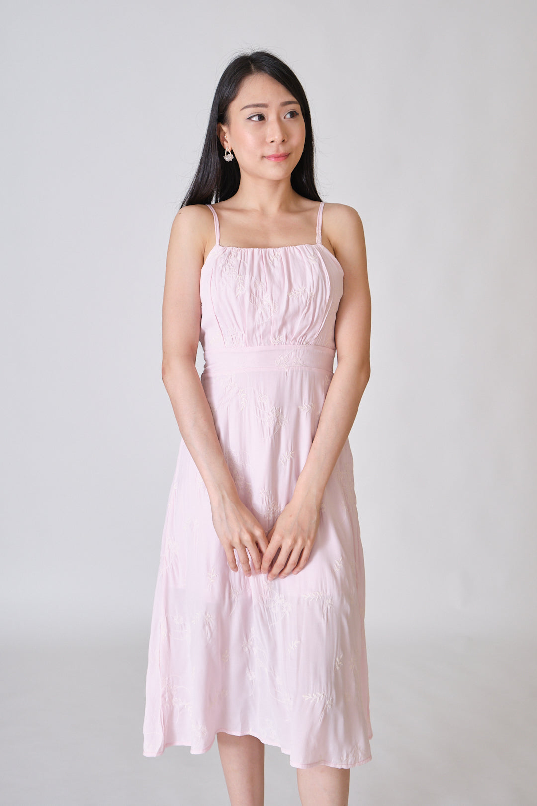 Chixxie Simone Midi Dress (Pink)
