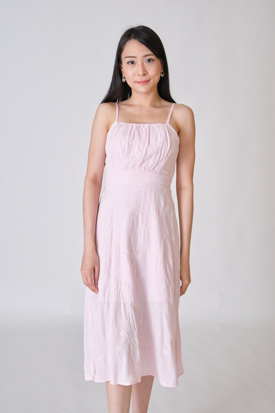 Chixxie Simone Midi Dress (Pink)