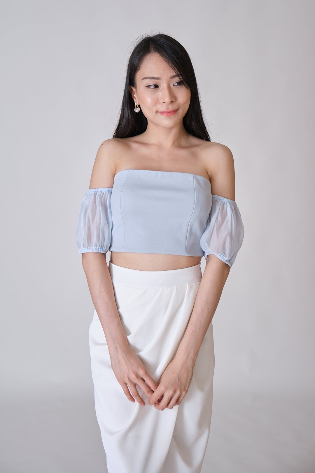 Chixxie Everie Crop Top (Blue)