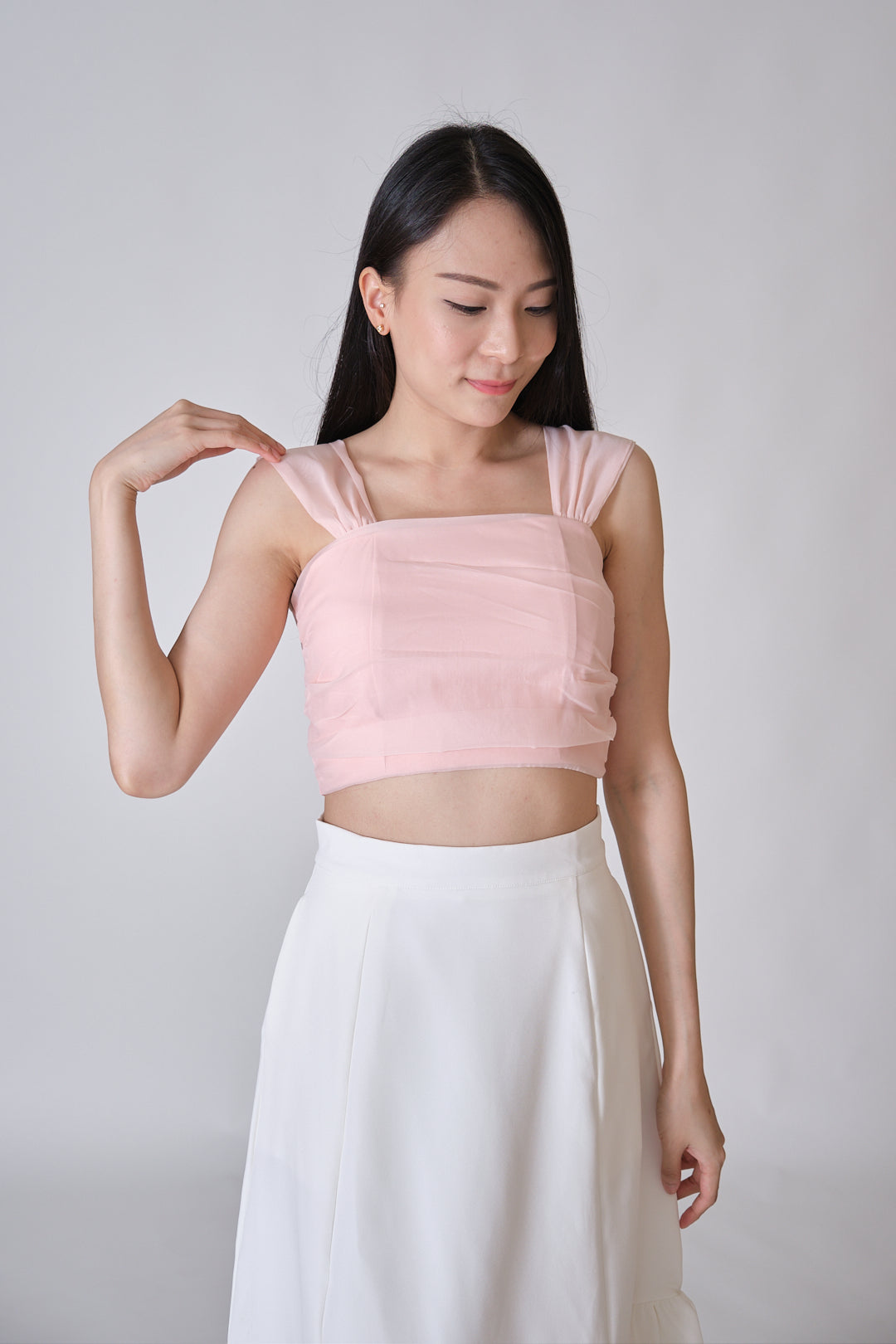 Chixxie Eva Crop Top (Pink)