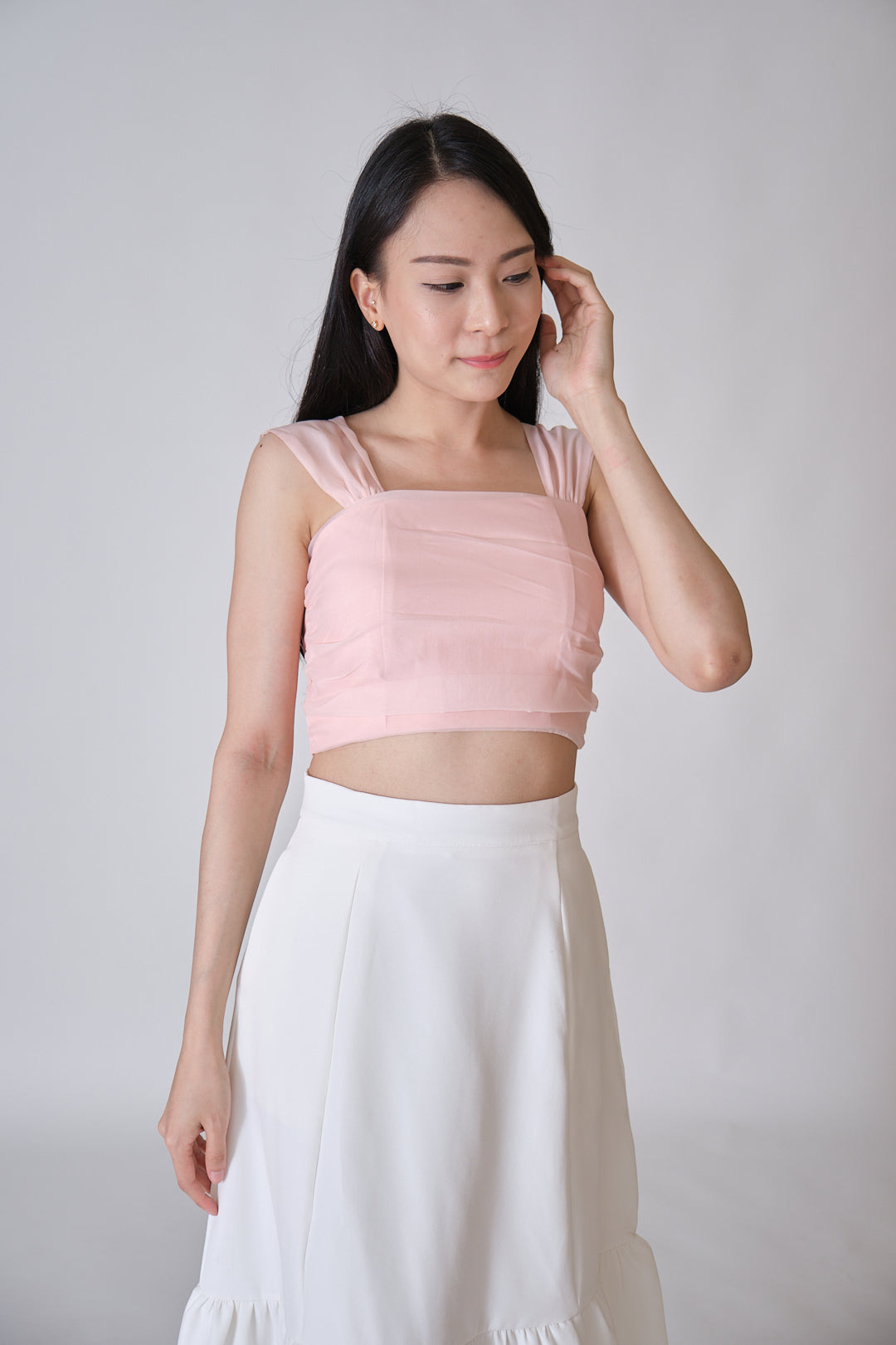 Chixxie Eva Crop Top (Pink)