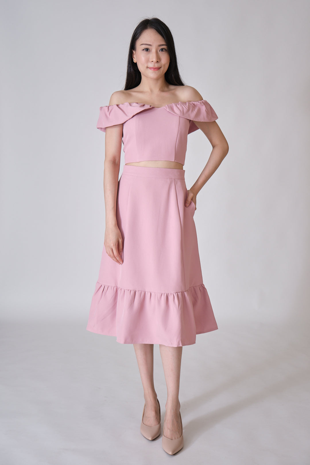 Chixxie Cindy Two-Piece Set (Pink)