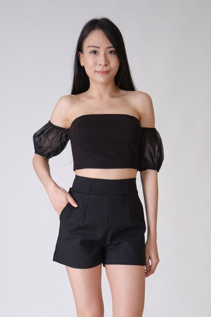 Chixxie Everie Crop Top (Black)
